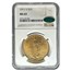 1911-S $20 St Gaudens Gold Double Eagle MS-63 NGC CAC