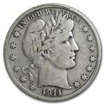 1911-S Barber Half Dollar Fine