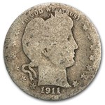 1911-S Barber Quarter AG