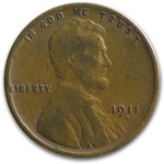 1911-S Lincoln Cent VG