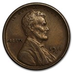 1911-S Lincoln Cent XF