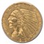 1912 $2.50 Indian Gold Quarter Eagle MS-62 PCGS