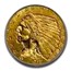 1912 $2.50 Indian Gold Quarter Eagle MS-63 PCGS CAC