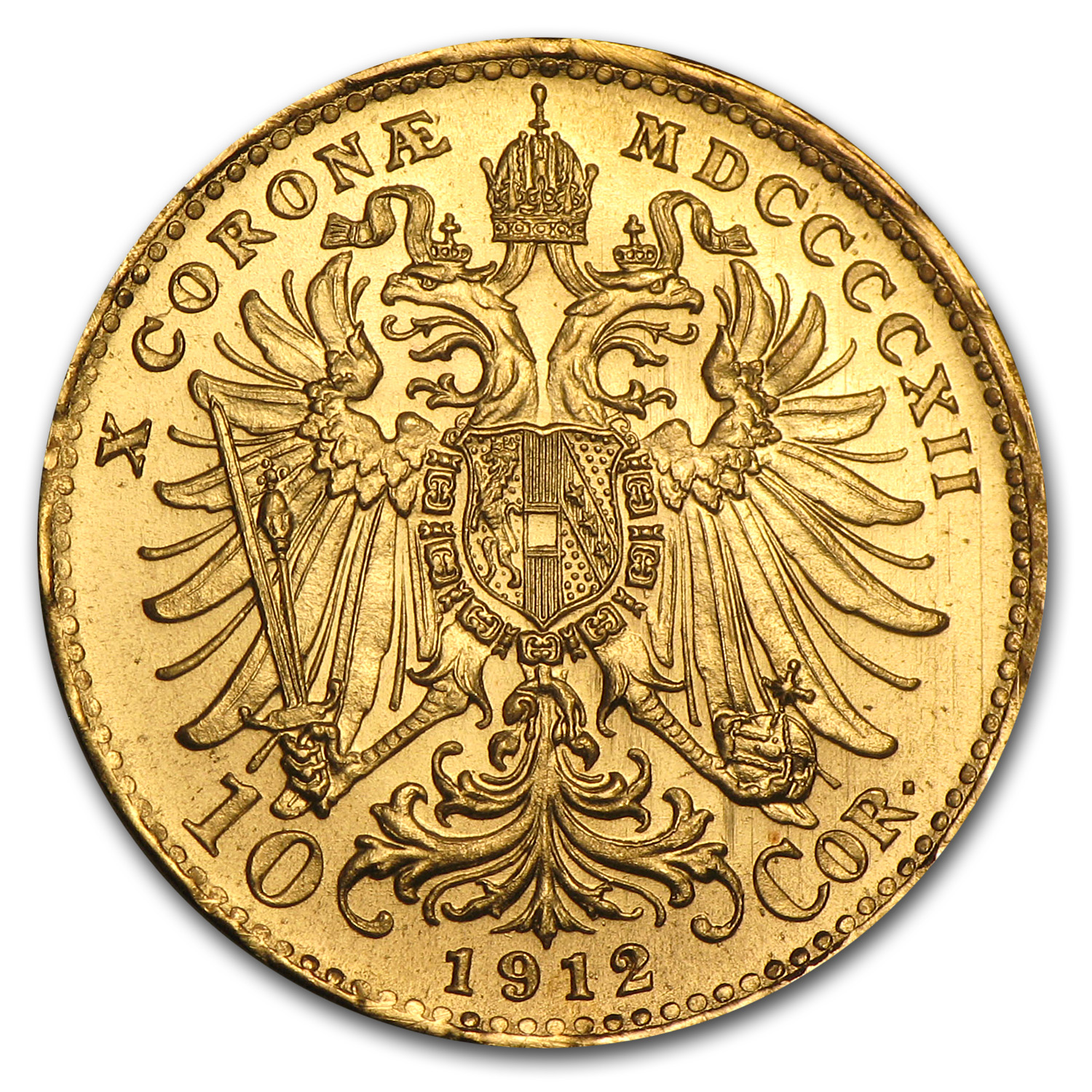 Buy 1892 Austria Gold Coin - 8 Florin/20 Francs AU | APMEX