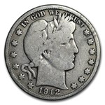 1912-D Barber Half Dollar VG