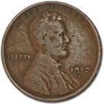 1912-D Lincoln Cent Fine