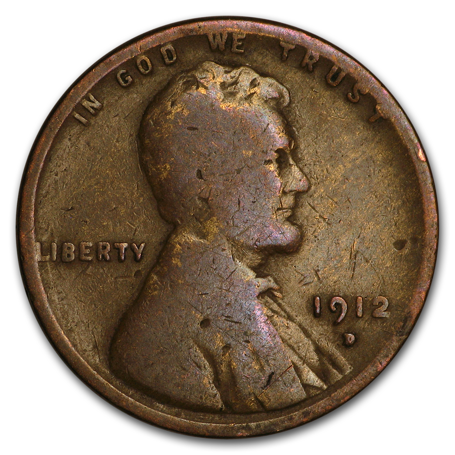 Buy 1912-D Lincoln Cent Good Details (Cleaned or Damaged) | APMEX