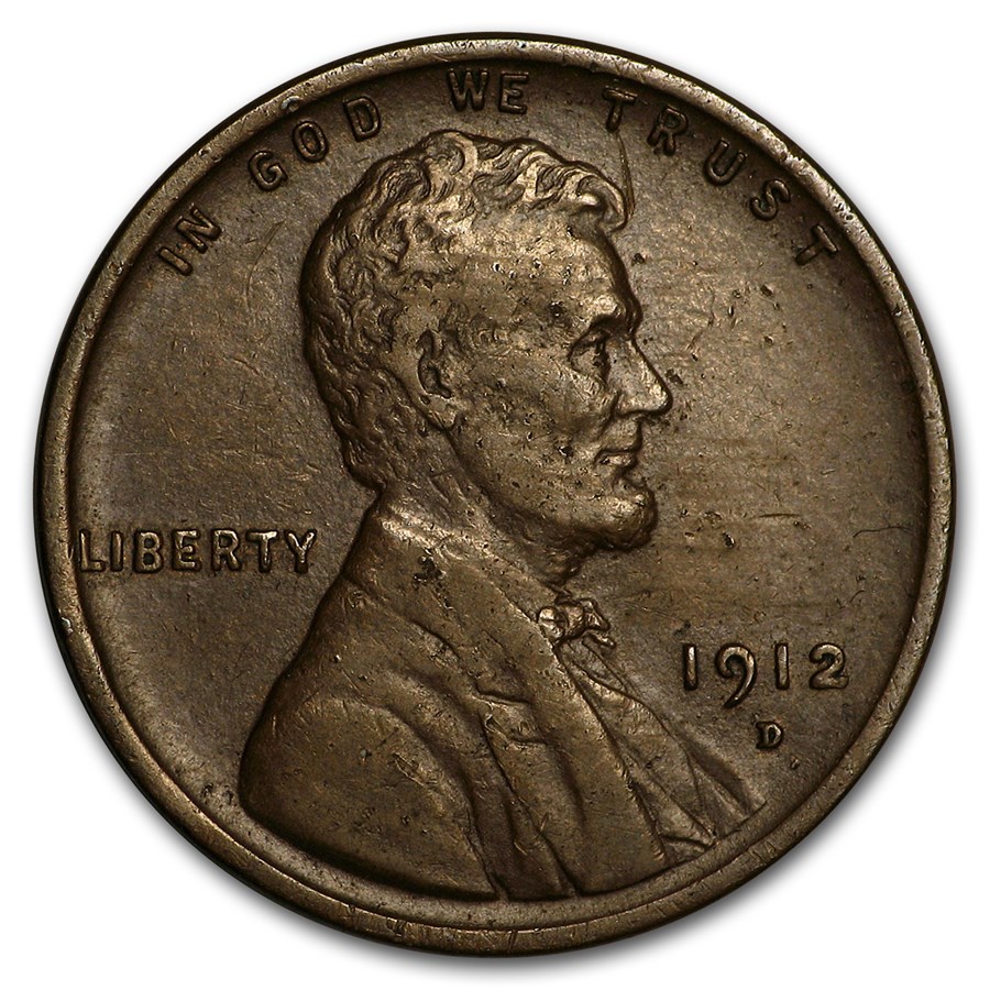 1912-D Lincoln Cent XF