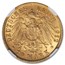 1912-G Germany Gold 20 Marks Baden Friedrich II MS-62 NGC