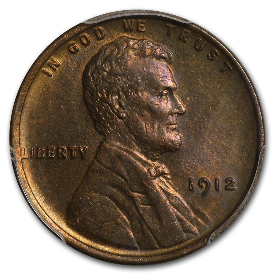 1912 Lincoln Cent BU (Red/Brown)