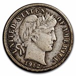 1912-S Barber Dime XF