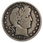 1912-S Barber Half Dollar Good