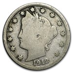 1912-S Liberty Head V Nickel VG