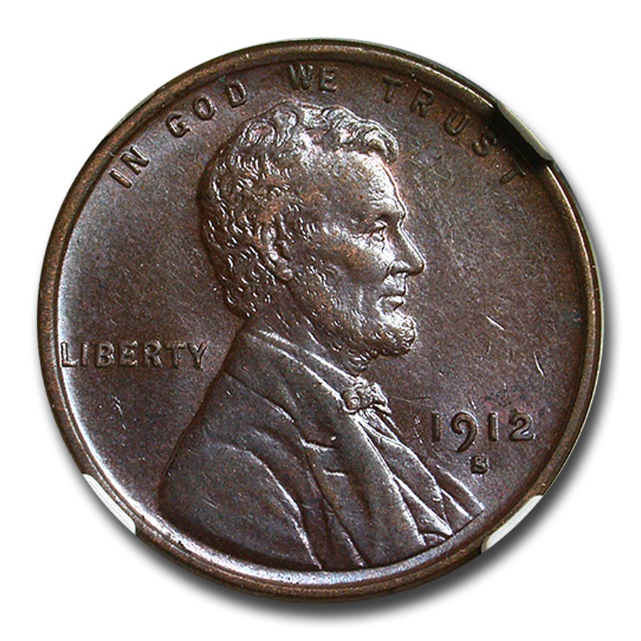 1912-S Lincoln Cent AU-58 NGC