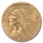 1913 $2.50 Indian Gold Quarter Eagle MS-62 PCGS