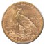 1913 $2.50 Indian Gold Quarter Eagle MS-64+ PCGS CAC