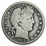 1913 Barber Half Dollar Good