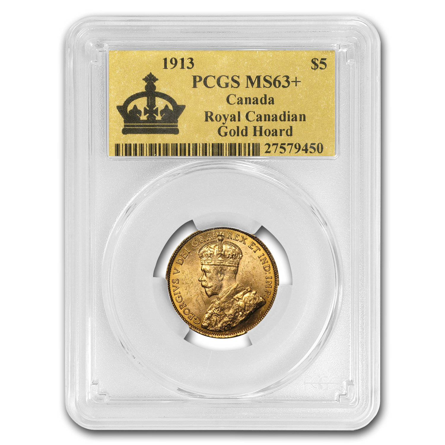 アンティークコイン 金貨 1914 PCGS Graded Canadian Gold Reserve $10