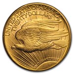 1913-D $20 St Gaudens Gold Double Eagle AU