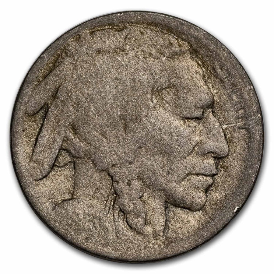 1913-D Type-II Buffalo Nickel Cull