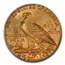 1914 $2.50 Indian Gold Quarter Eagle MS-66 PCGS