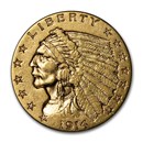 1914 $2.50 Indian Gold Quarter Eagle XF