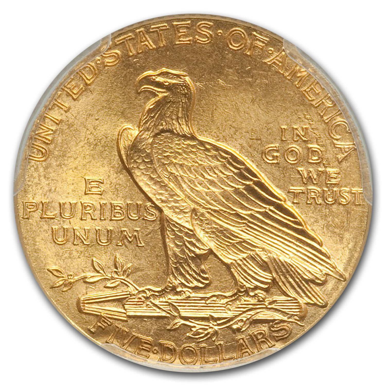 アンティークコイン 金貨 1908 Indian $5 PCGS MS65 - Incredible Gem