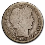 1914 Barber Half Dollar AG