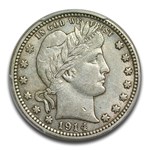 1914 Barber Quarter AU-50 PCGS