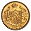 1914 Belgium Gold 20 Francs Albert I BU