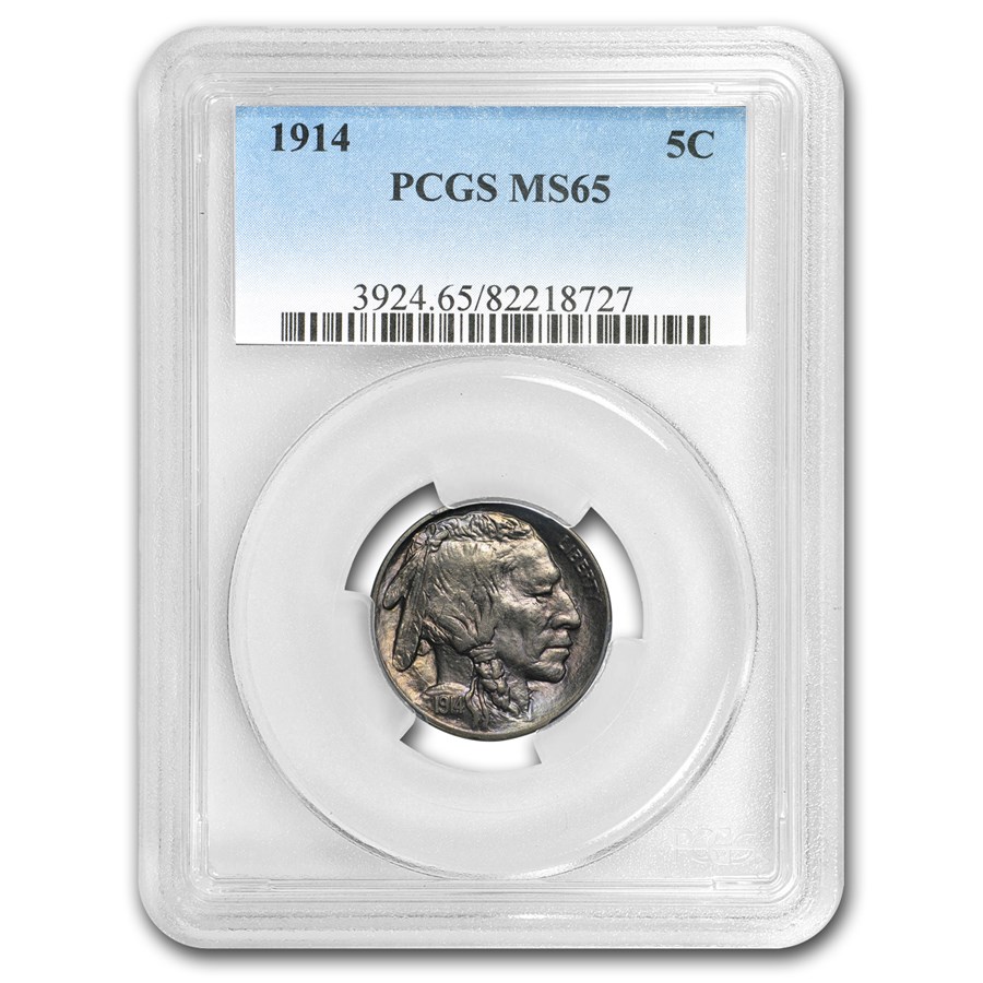 1914 Buffalo Nickel MS-65 PCGS