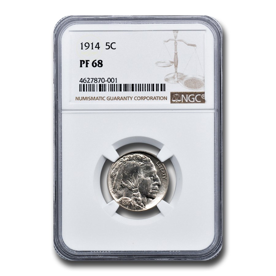 1914 Buffalo Nickel PF-68 NGC