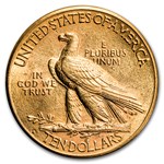 1914-D $10 Indian Gold Eagle AU