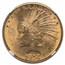 1914-D $10 Indian Gold Eagle MS-64 NGC