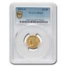 1914-D $2.50 Indian Gold Quarter Eagle MS-62 PCGS