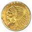 1914-D $2.50 Indian Gold Quarter Eagle MS-64+ PCGS