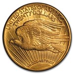 1914-D $20 St Gaudens Gold Double Eagle AU