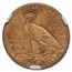 1914-D $5 Indian Gold Half Eagle MS-64 NGC