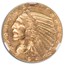 1914-D $5 Liberty Gold Half Eagle MS-64 NGC (Green Label)