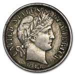 1914-D Barber Dime XF