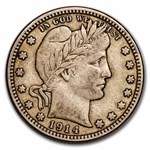 1914-D Barber Quarter VF