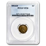 1914-D Lincoln Cent VF-20 PCGS