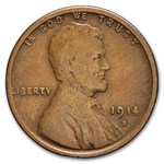 1914-D Lincoln Cent VG Details