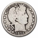 1914-S Barber Half Dollar AG