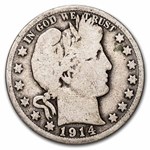 1914-S Barber Half Dollar Good