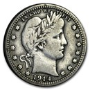 1914-S Barber Quarter Fine