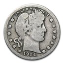 1914-S Barber Quarter VG