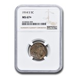 1914-S Buffalo Nickel MS-67+ NGC