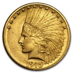 1915 $10 Indian Gold Eagle AU