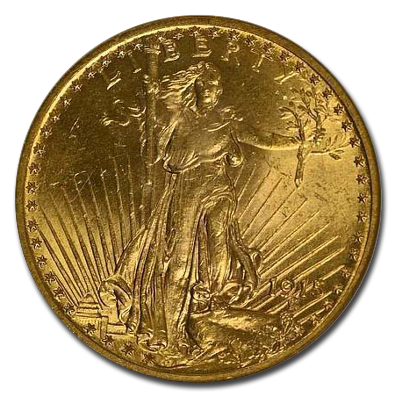 アンティークコイン 金貨 1924-D $20 Saint-Gaudens Gold Double Eagle